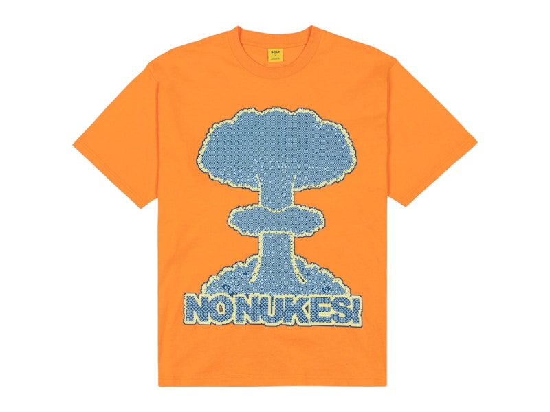 Golf Wang Tyler The Creator No Nukes Pixel Tee Orange