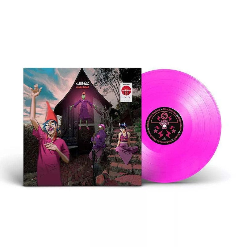 Gorillaz Cracker Island Target Exclusive LP Vinyl Neon PInk
