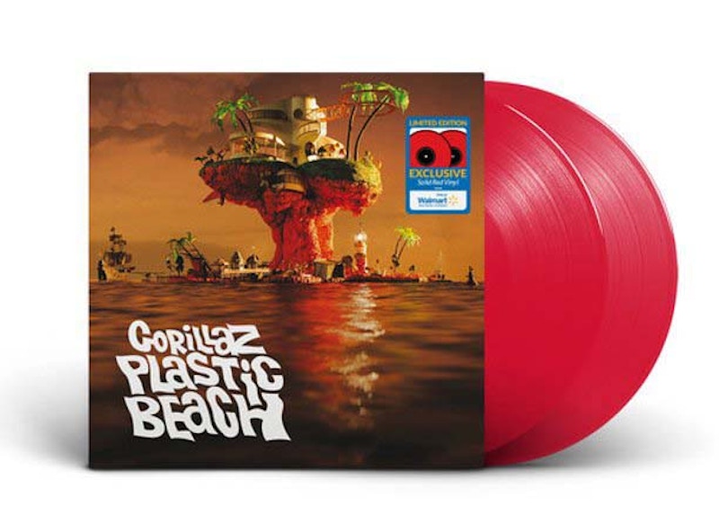 Gorillaz Plastic Beach Walmart Exclusive 2XLP Vinyl Solar Red