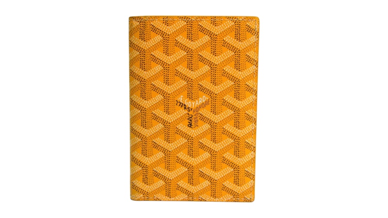Goyard Grenelle Passport Cover Yellow