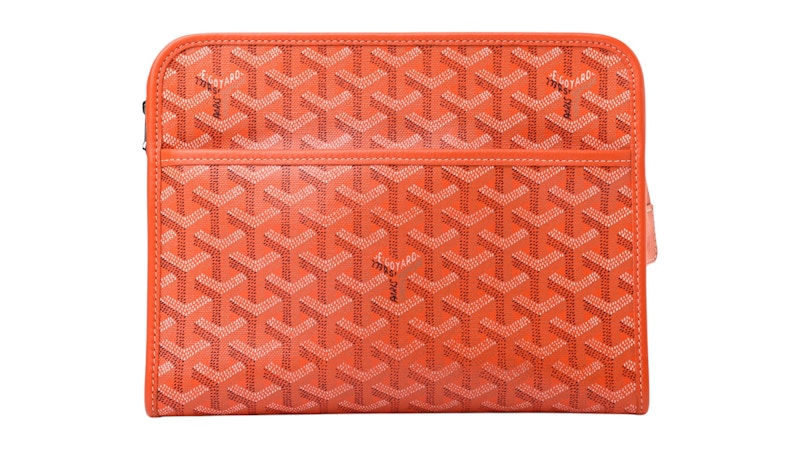 Goyard Jouvence Toiletry Pouch Goyardine Orange
