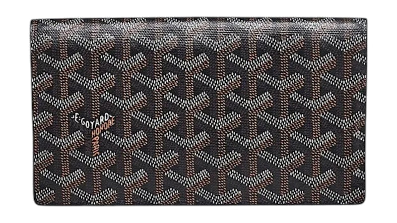 Goyard Richelieu Wallet Goyardine Black/Brown