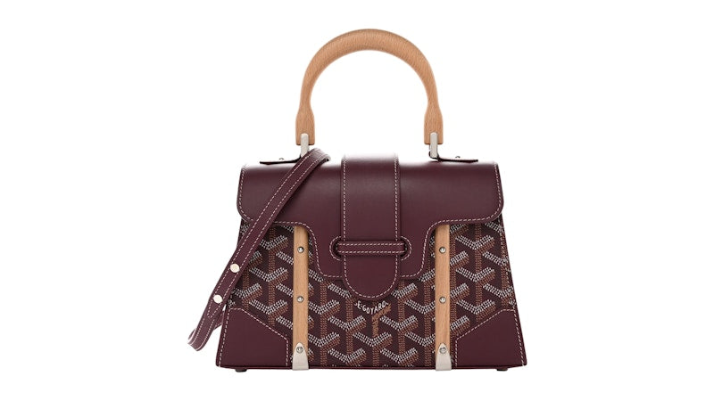 Goyard Saigon Goyardine Mini Burgundy