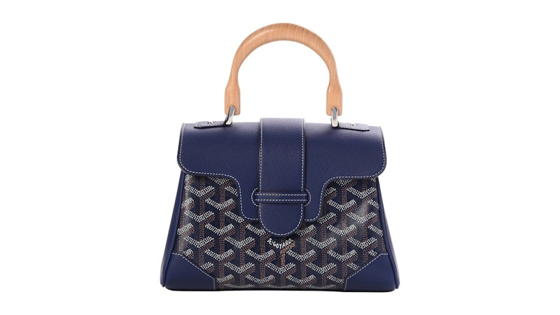 Goyard Saigon Goyardine Mini Navy