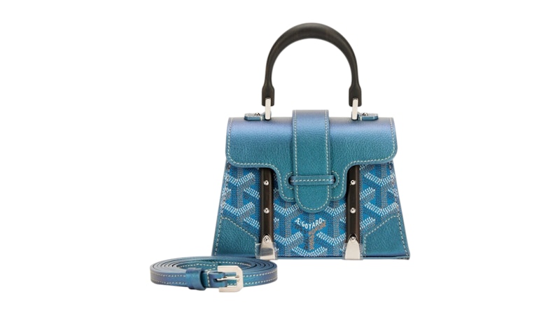 Goyard Saigon Structure Nano Bag Pearly Blue