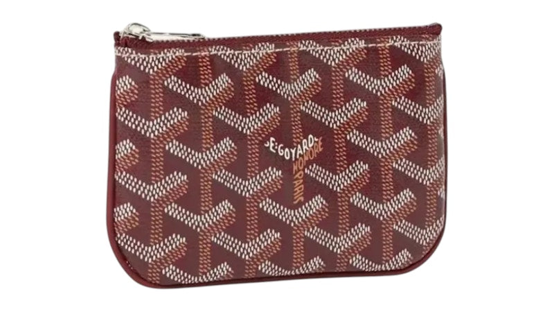 Goyard Sénat Nano Key Pouch Burgundy