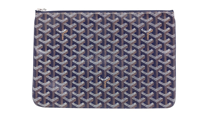 Goyard Senat Pouch MM Navy Blue