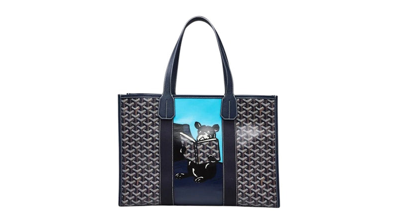 Goyard Villette Tote Bag MM Navy Blue
