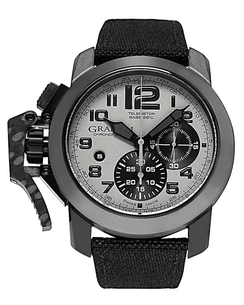 Graham Chronofighter Oversize Black Arrow 2CCAU.S01A