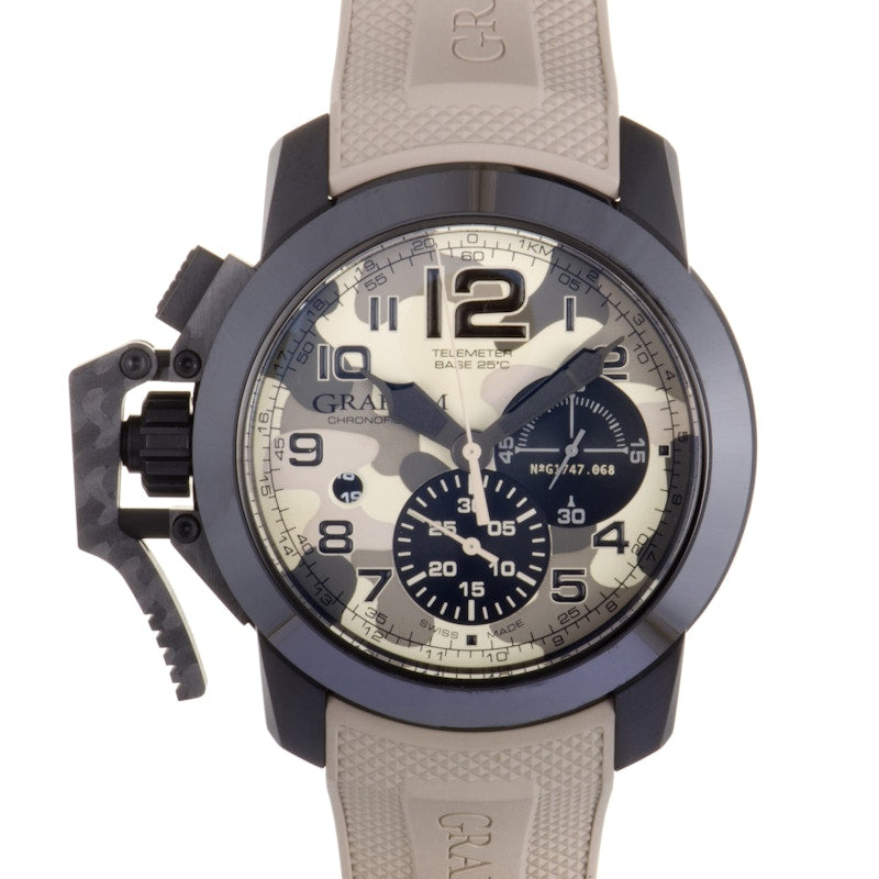 Graham Chronofighter Oversize Black Arrow Celsius 2CCAU.E03A.K93B