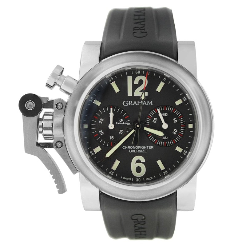 Graham Chronofighter Oversize Classic Full Black 2OVAS.B02A.K10B