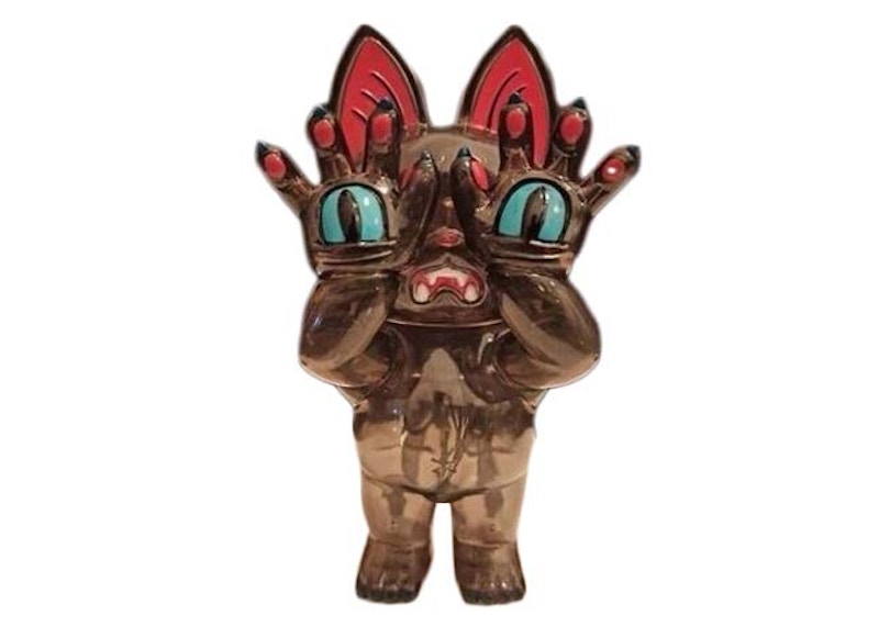 Grape Brain Onigiri Hell cat (Clear Black) Figure