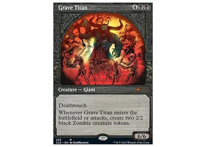 Grave Titan (Foil) Magic: The Gathering TCG Secret Lair Mythic #223 (Ungraded)