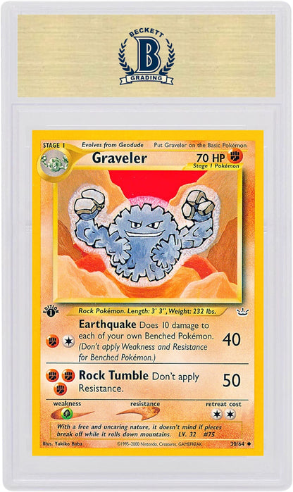 Graveler 2001 Pokemon TCG Neo Revelation 1st Edition #30/64 (PSA or BGS Graded)
