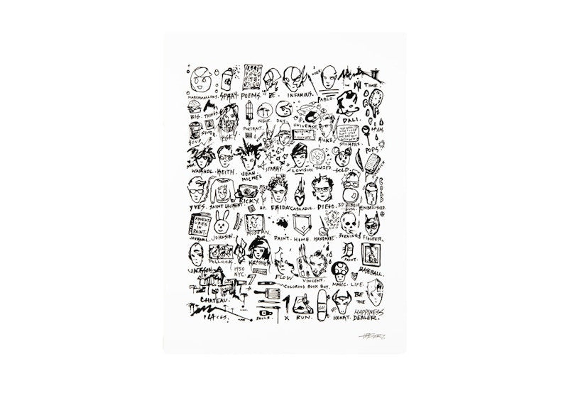 Gregory Siff A Young Hunger Print (Signed, Edition of 100) Black Foil Edition