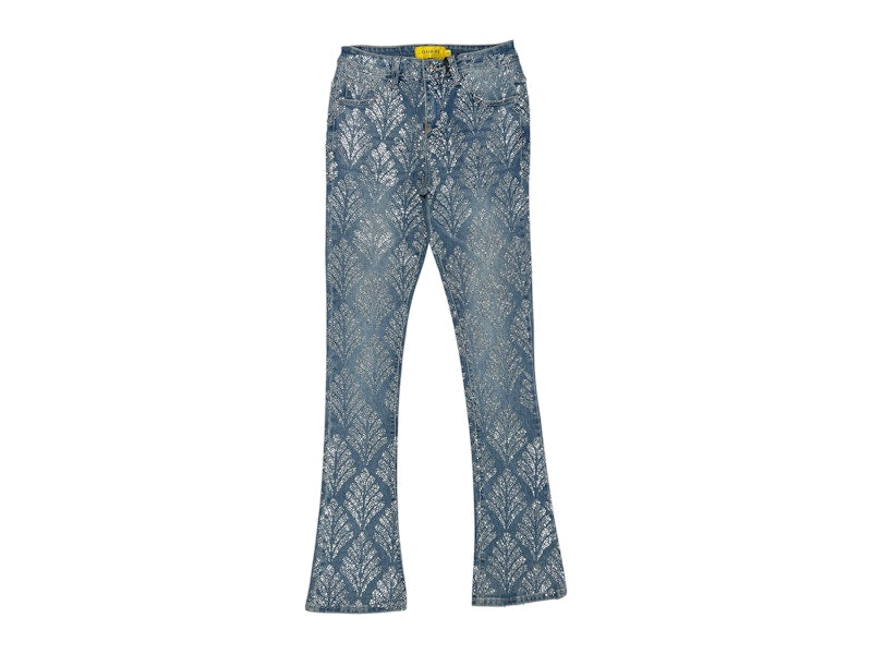 Guapi Embellished Denim V2 Jean Steel Blue