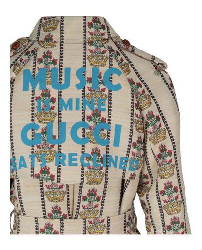 Gucci 100 Flower and Crown Coat Multi