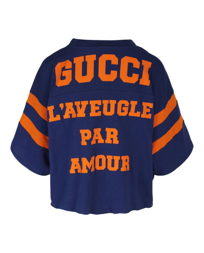 Gucci 1921 L'Aveugle Par Amour T-shirt Blue