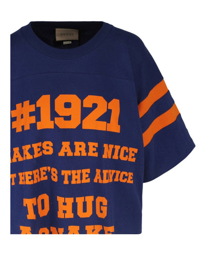 Gucci 1921 L'Aveugle Par Amour T-shirt Blue