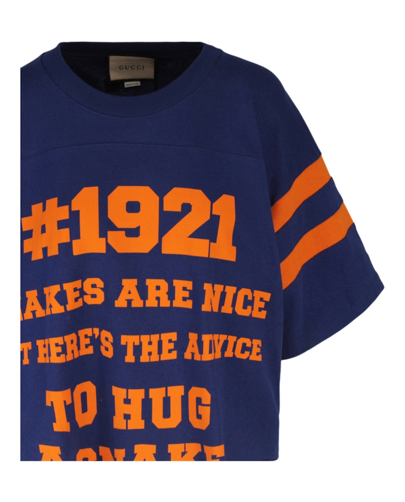 Gucci 1921 L'Aveugle Par Amour T-shirt Blue