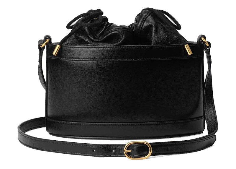 Gucci 1955 Horsebit Bucket Bag Small Black