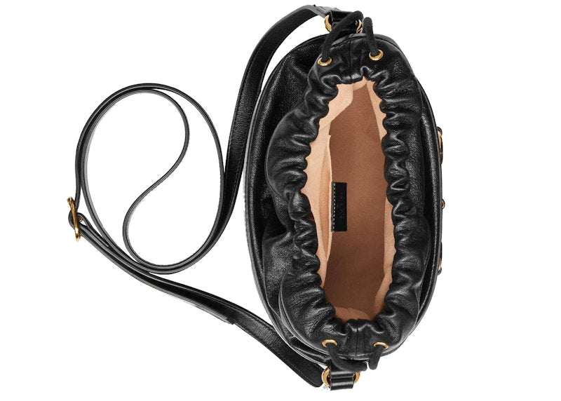 Gucci 1955 Horsebit Bucket Bag Small Black