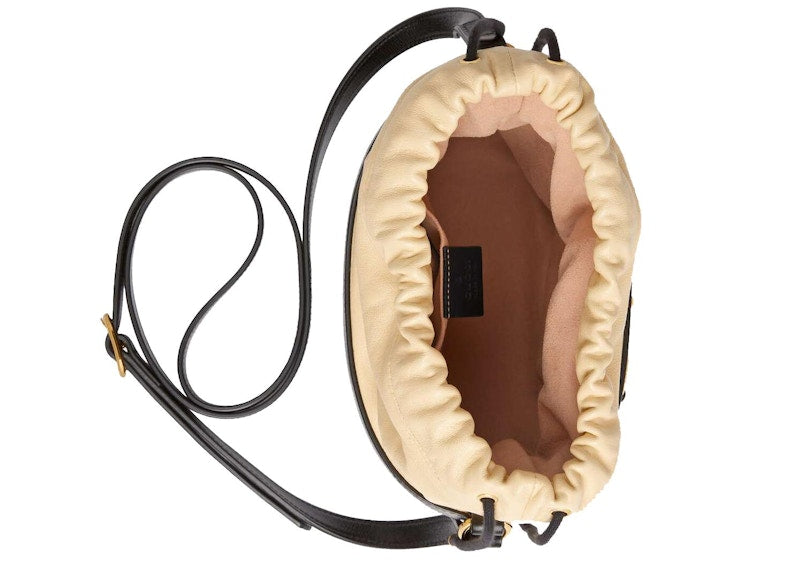 Gucci 1955 Horsebit Bucket Bag Small Black/Butter
