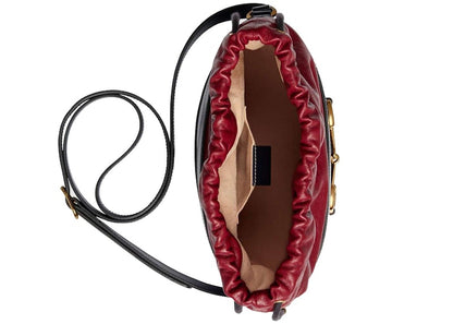 Gucci 1955 Horsebit Bucket Bag Small Blue/Red