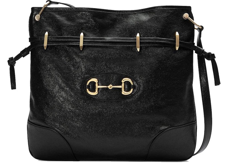 Gucci 1955 Horsebit Messenger Bag Large Black