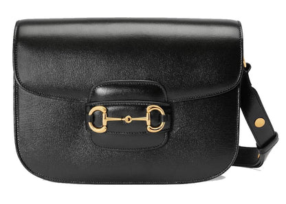 Gucci 1955 Horsebit Shoulder Bag Black