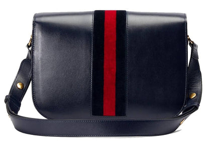 Gucci 1955 Horsebit Shoulder Bag Small Blue