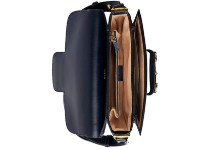 Gucci 1955 Horsebit Shoulder Bag Small Blue