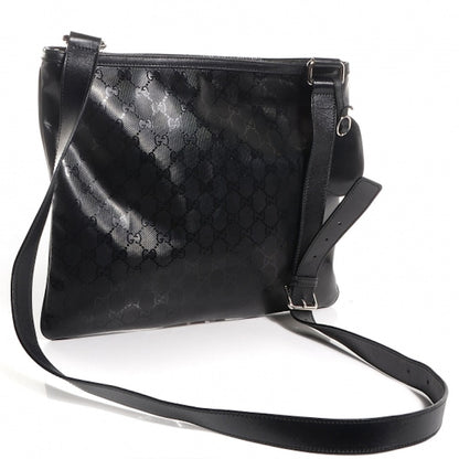 Gucci 500 Messenger Imprime Web Medium Black