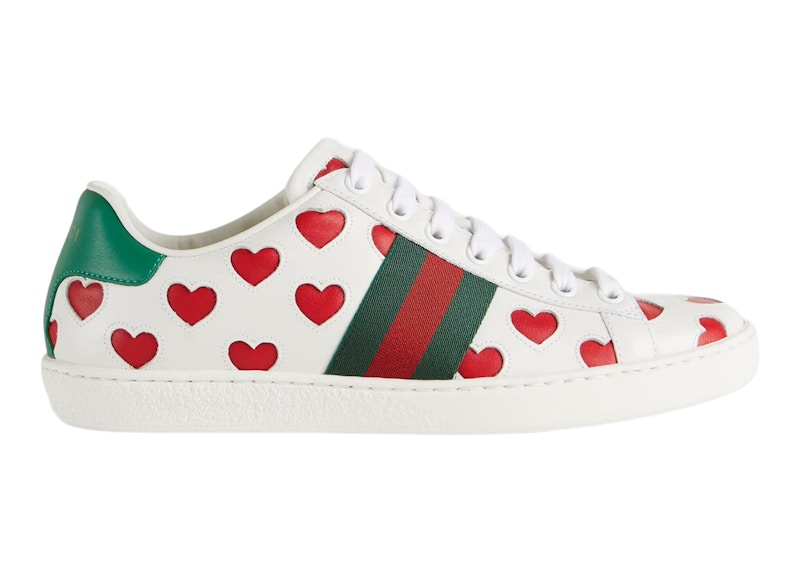 Gucci Ace Hearts (Women's)