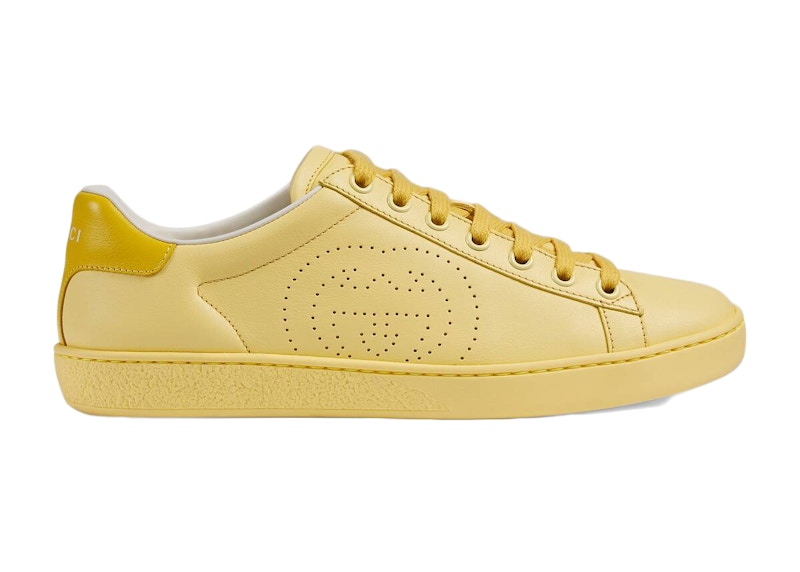 Gucci Ace Interlocking G Yellow (Women's)