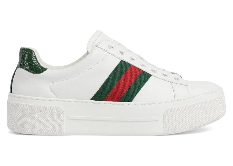 Gucci Ace Low White Green Red (Women's)