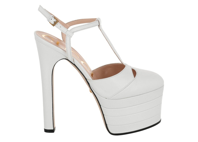Gucci Angel Platform Pumps White (Women's)