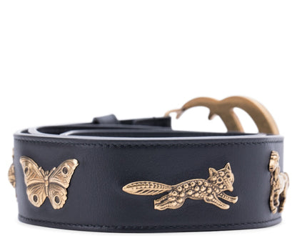 Gucci Animal Studded Belt Black