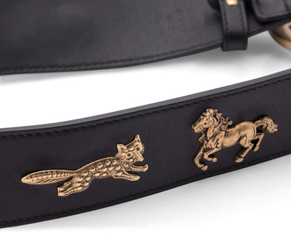 Gucci Animal Studded Belt Black