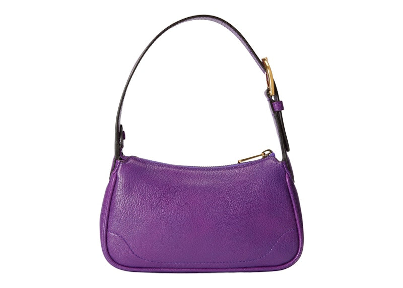 Gucci Aphrodite Shoulder Bag With Double G Purple