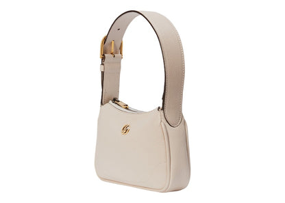 Gucci Aphrodite Shoulder Bag With Double G White