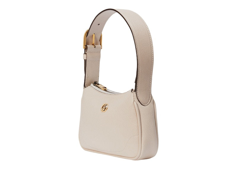 Gucci Aphrodite Shoulder Bag With Double G White