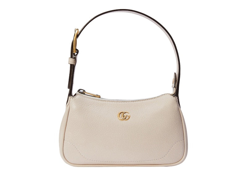 Gucci Aphrodite Shoulder Bag With Double G White