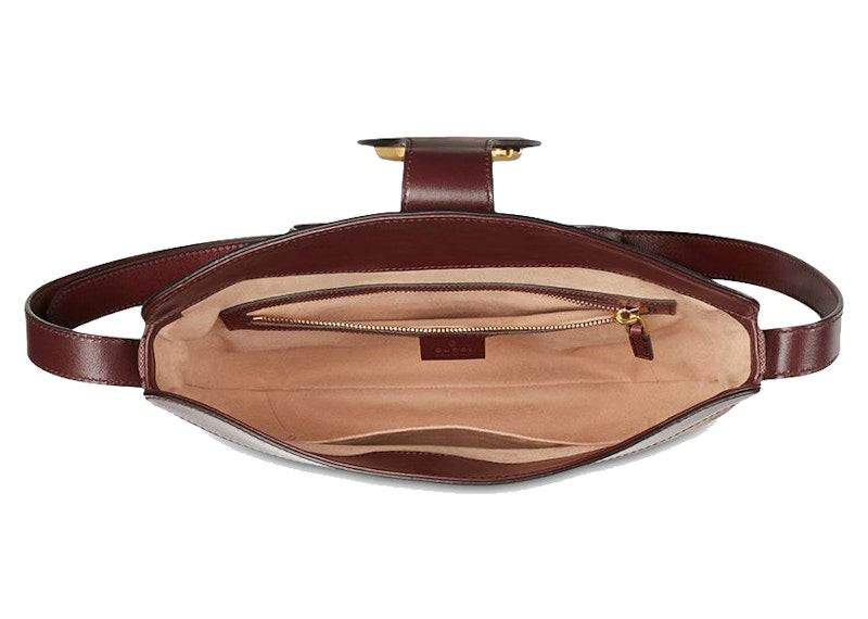 Gucci Arli GG Shoulder Bag Medium Burgundy