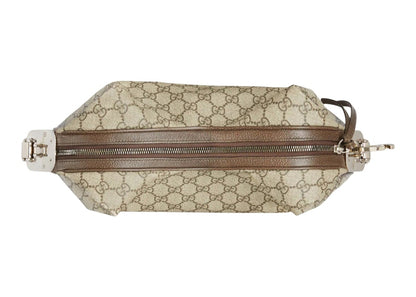 Gucci Attache Shoulder Bag Large GG Supreme Beige/Ebony/Multi