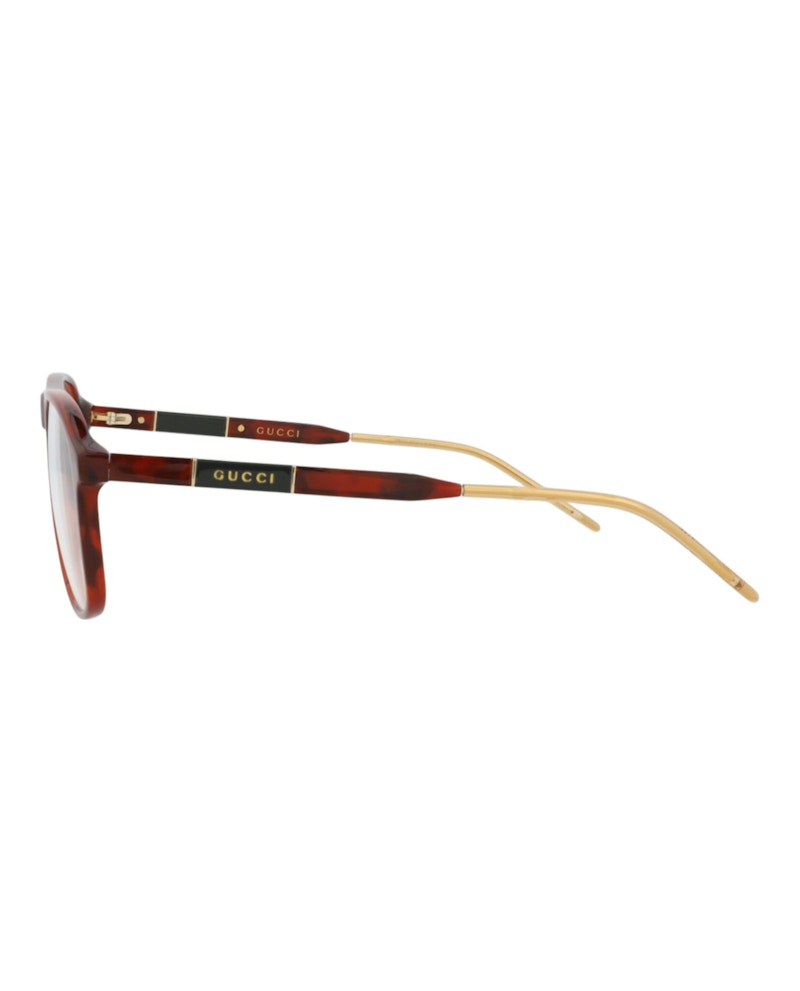 Gucci Aviator-Frame Acetate Optical Frames Havana Havana Transparent (GG0844O-30009528-002)
