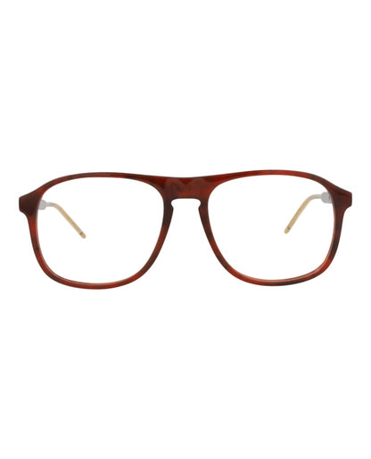 Gucci Aviator-Frame Acetate Optical Frames Havana Havana Transparent (GG0844O-30009528-002)