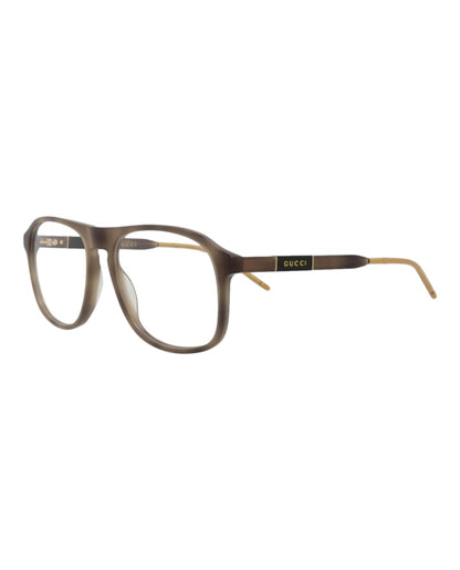 Gucci Aviator-Frame Acetate Optical Frames Havana Havana Transparent (GG0844O-30009528-003)