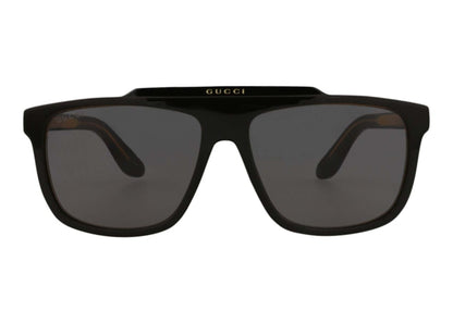 Gucci Aviator Frame Acetate Sunglasses Black/Grey (GG1039S-30011707-001-00011)