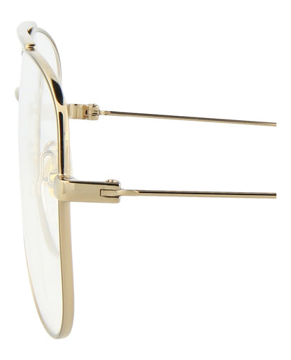 Gucci Aviator-Frame Metal Optical Frames Gold Gold Transparent (GG0442O-30006433-002)